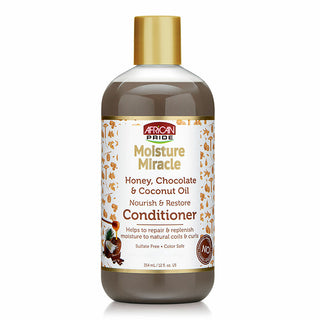 African Pride Moisture Miracle Honey Chocolate & Coconut Oil Conditioner 473ml