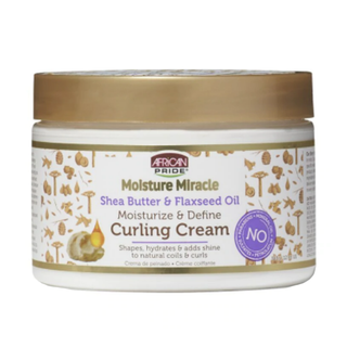 African Pride Moisture Miracle Shea Butter & Flaxseed Oil  Curling Cream 350g