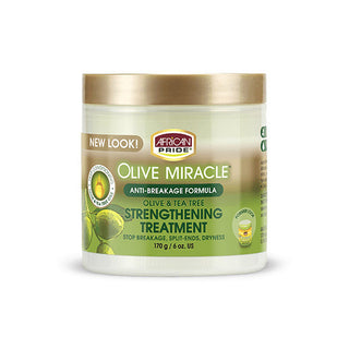 African Pride Olive Miracle Olive And Tea Tree Strengthening Treatment 170g
