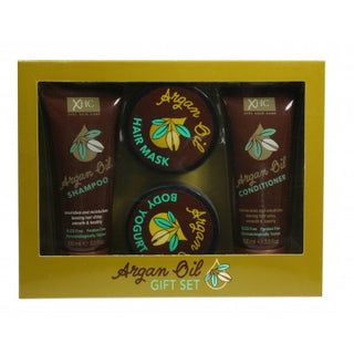 Argan Oil Box Set 4Pcs - Shampoo/Conditioner/Soap/Hair Mask