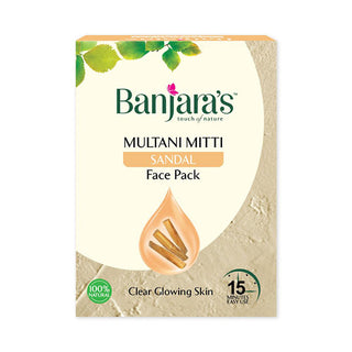 Banjaras Face Pack Multani Mitti With Sandal 100g