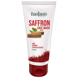 Banjara's Saffron Face Wash with Sandal For Oily Skin