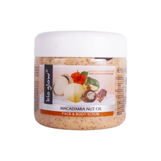 Bio Glow Macadamia Nut Oil Face & Body Scrub 300ml in Sri Lanka