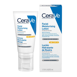 CeraVe AM Facial Moisturiser SPF25 - Normal to Dry Skin 52ml