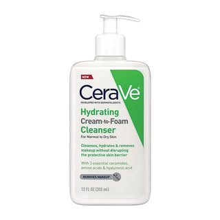 Cerave Hydrating Cream To Foam Cleanser For Normal To Dry Skin 236ml