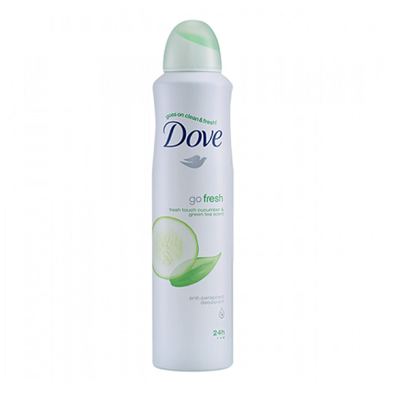 Buy Online Dove Deodorant Spray Go Fresh Cucumber & Green Tea 250 ml –