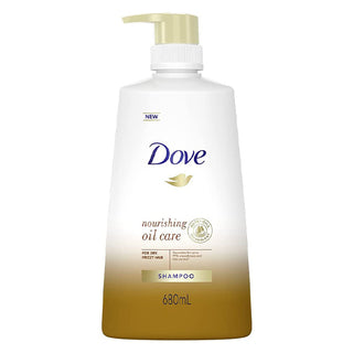 Dove Nourishing Oil Care Shampoo For Dry Frizzy Hair 680ml