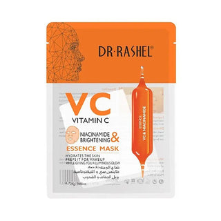 Dr. Rashel VC Vitamin C Niacinamide & Brightening Essence Mask 5Pcs
