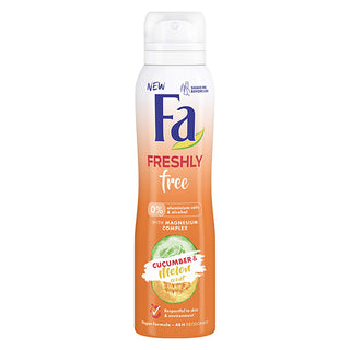 Fa Freshly Free Cucumber & Melon Scent Deodorant Spray 200ml