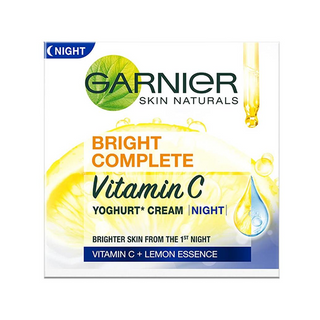 Garnier Bright Complete Vitamin C Serum Yought Night Cream 40g