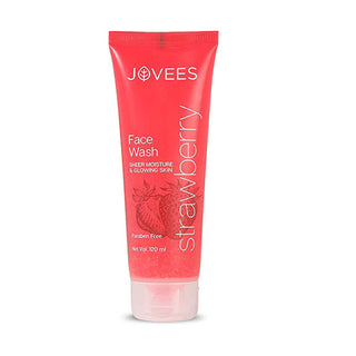Jovees Stawberry Face Wash for a Sheer Moisture & Glowing Skin 120ml