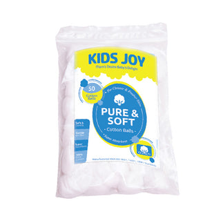 Kids Joy 50 Cotton Balls Zip Pack