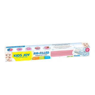 Kids Joy Airfilled Rubber Cot Sheet 90 X 60 Plain