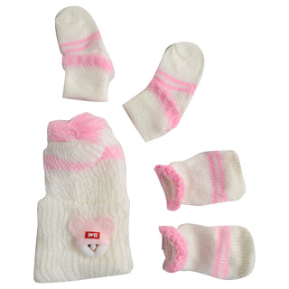 Kids Joy Wool 3 Piece Set-PINK