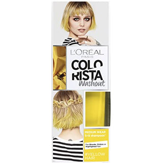 LOreal Paris Colorista Washout Yellow Neon Semi Permanent Hair Dye 80ml