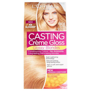 L'Oreal Casting Creme Gloss No Ammonia  801 Satin Blonde