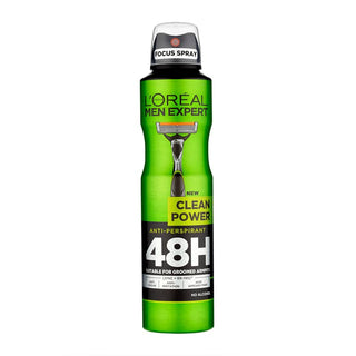 L’Oreal Men Expert Clean Power 48H Anti-Perspirant Deodorant Spray 250ml