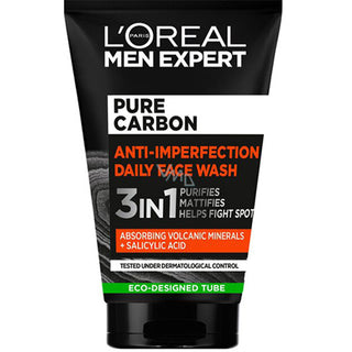 L'Oreal Men Expert Pure Carbon 3 in 1 Face Wash 100ml