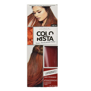 L'Oréal Paris Colorista Semi-Permanent Hair Color For Brunettes, Tangerine 40