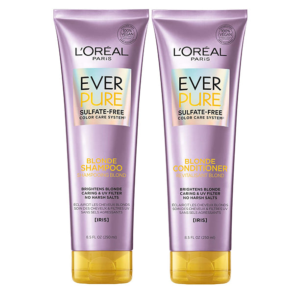 hed Turbine afdeling Buy L'Oreal Paris EverPure Blonde Sulfate Free Shampoo and Conditioner for Blonde  Hair. Bundle Pack – Essentials.lk