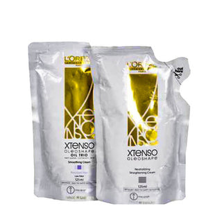 L’Oreal Paris X-Tenso Straightener Cream Resistant Hair Rebonding Straight Perm Set (125ml+ 125ml)