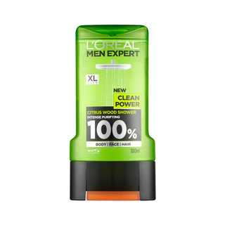 L'Oreal Men Expert Clean Power Shower Gel 300ml in Sri Lanka