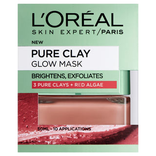 Buy L'Oreal paris pure clay glow face mask 50ml in sri lanka