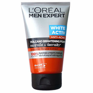 L'oreal Men Expert White Active Volcano Red Foam 100ml