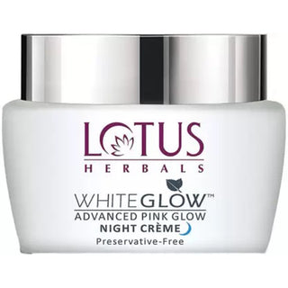 Lotus Herbals White Glow Advanced Pink Glow Brightening Night Cream 50g