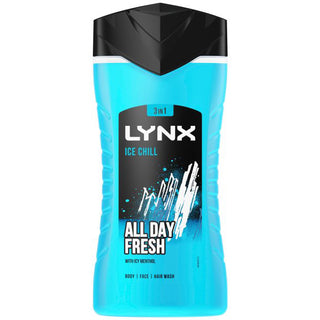 Lynx Ice Chill 3 in 1 All Day Fresh Shower Gel 250ml