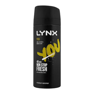 Lynx You Cool Vetiver & Amber Scent Deodorant Spray 150ml