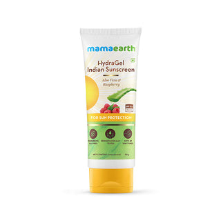 Mamaearth HydraGel Sunscreen SPF 50 with Aloe Vera & Raspberry for Sun Protection - 50 g