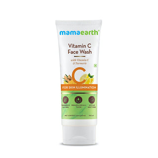 Mamaearth Vitamin C & Turmeric Face Wash for Skin Illumination - 100ml