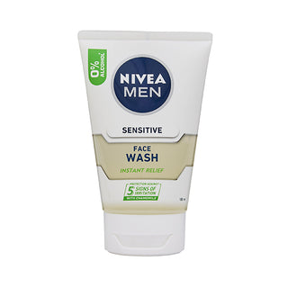 Nivea Men Sensitive Face Wash With 0% Alcohol, 100Ml