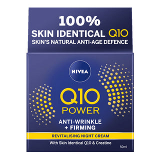 NIVEA Q10 Power Anti-Wrinkle + Firming Night Cream 50ml