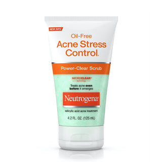 Neutrogena Oil-Free Acne Stress Control Power-Clear Scrub 125ml