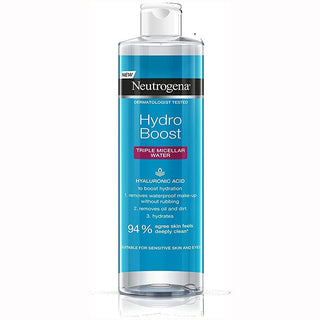 Neutrogena hydro boost Triple micellar water hyaluronic acid 400ml ( sensitive skin and eyes )