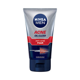 Nivea Men Acne Oil Clear Anti Acne Defense Foam 100ml