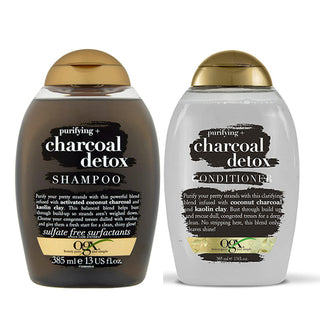 OGX Charcoal Detox Shampoo & Conditioner 385ml Bundle Pack