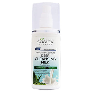 OxyGlow Deep Cleansing Milk with Aloe Vera & Lemon 120ml