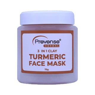 Prevense Herbal 3 In 1 Turmeric Face Mask 75g