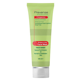 Prevense Strawberry & Aloe Facial Wash For Normal To Combination Skin 120ml