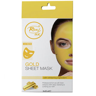 Rivaj UK Gold Facial Sheet Mask 25ml