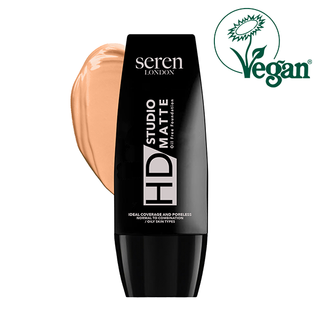 Seren London Vegan HD Studio Matte Oil Free Foundation M02 Sand Beige in Sri Lanka