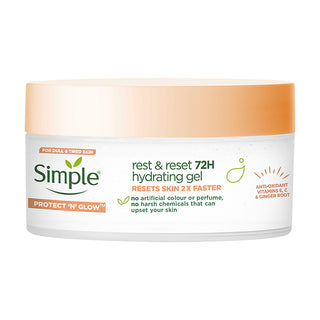 Simple Rest & Reset 72h hydrating gel 50ml