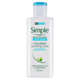 Simple Water Boost Micellar Cleansing Water for Sensitive Skin 200ml