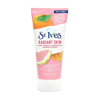 St Ives Radiant Skin, Pink Lemon & Mandarin Orange Facial Scrub 150g