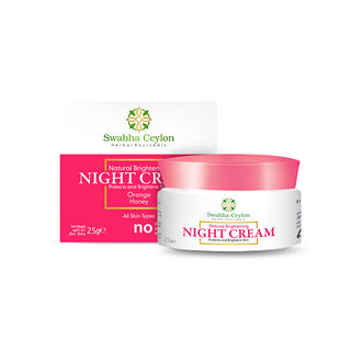Swabha Ceylon Natural Brightening Night Cream 25g
