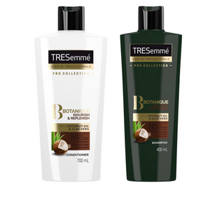 TRESemme Pro Collection Botanique Nourish & Replenish Shampoo and Conditioner 700 ml (Special Offer)