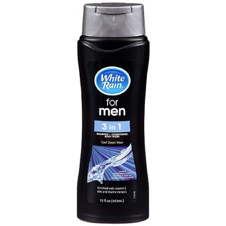 White Rain Mens 3-in-1Cool Ocean Wave 443ml